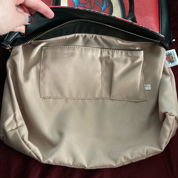 JUBLY UMPH ANATOMICAL HEART Purse vegan goth alt Sourpuss Extremely Rare! - Picture 8 of 9